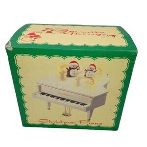 Vintage Favorite Things Dancing Snowman Christmas Piano